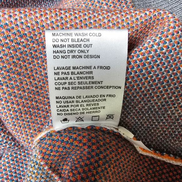 Cashmere Sound Antonio Scala Color Block Checkered Pullover Sweater Large - Picture 7 of 7